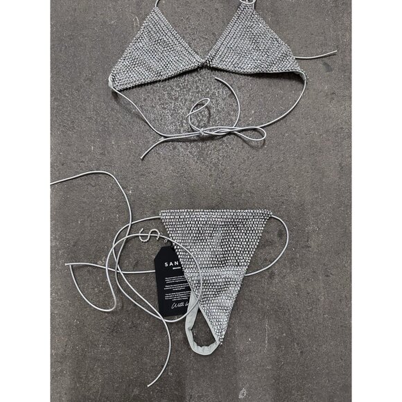 Santa Brands Orchid Bikini Set in Silver S - Picture 6 of 8